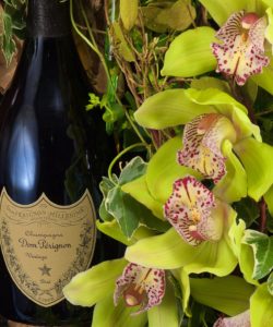 A worthy gift for the most elaborate celebrations. Dom Perignon accompanied by Cymbidium Orchids are the very definition of luxury.