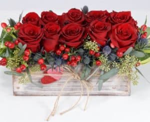 This sweet little rose-filled planter is a perfect gift for those "Just Because" moments
